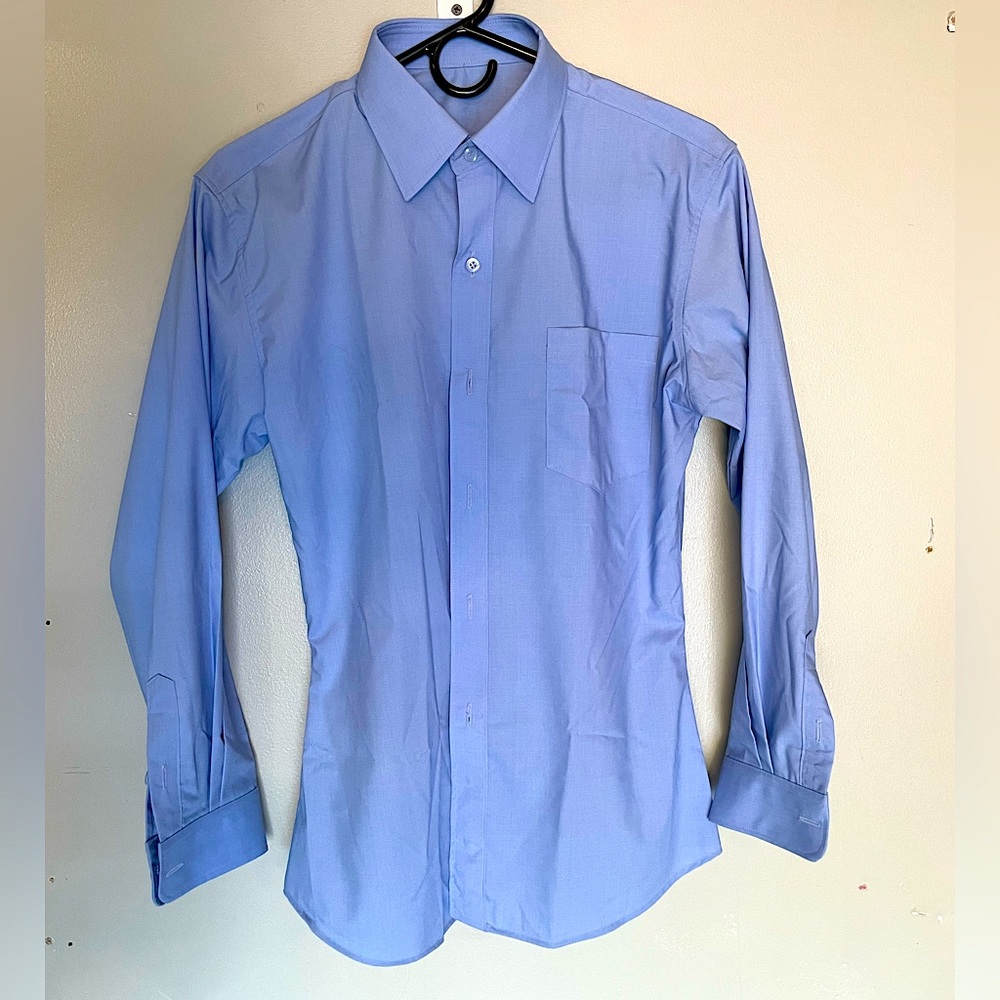 Blue Mens Dress Shirt